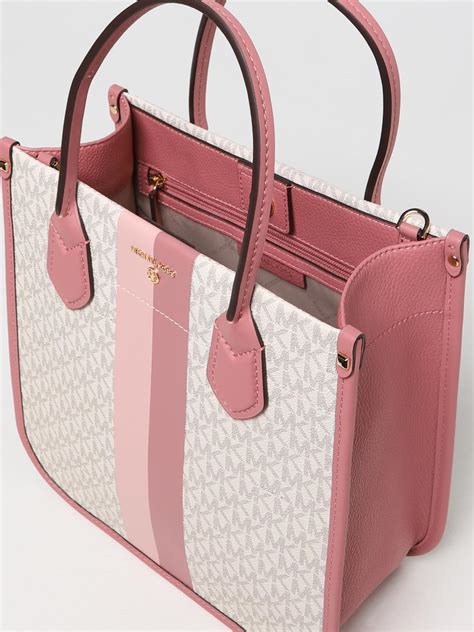 monogram michael kors tote|michael kors tote bag pink.